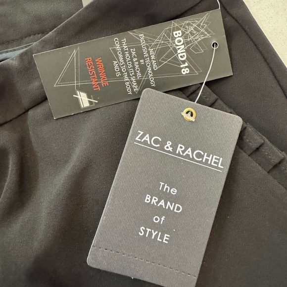 ZAC & RACHEL Women’s Black Slim Ankle Dress Pants Size 14 NWT - Picture 6 of 13